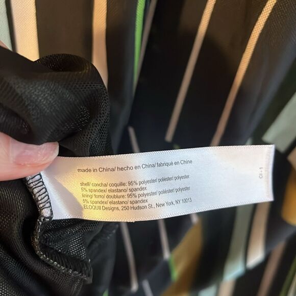 NWT Eloquii Mesh Turtleneck Midi Dress size 20 Plus Size Bodycon - Picture 12 of 13